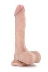 Realistyczne dildo sztuczny penis z żyłami na przyssawce 21,5 cm