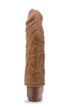 Realistyczny żylasty wibrator karmelowy 21,5 cm