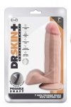 Prawdziwy penis dildo na przyssawce hq cielisty 17,8 cm