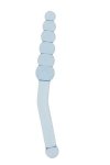 Dwustronne dildo sonda analna kulki łańcuszek orgazmowy