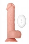 Podgrzewany naturalny wibrator z jądrami 19 cm