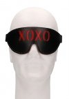 Sexy maska na oczy z napisem xoxo 