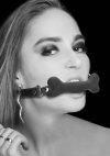 KNEBEL kość do ust Silicone Bone Gag