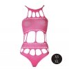 Body with Grecian Neckline - neon pink - XS/XL