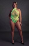 Body with Halter Neck - neon green - XL/XXXXL