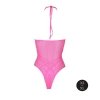 Body with Halter Neck - neon pink - XS/XL
