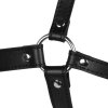 harness męski maska z kneblem