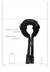 Padded Thigh Sling with Hand Cuffs - Black