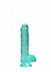Żelowy penis dildo z przyssawką 15 cm