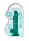 Żelowy penis dildo z przyssawką 19 cm 