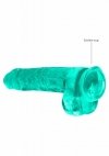 Żelowy penis dildo z przyssawką 25 cm 