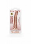 Smukły penis dildo na mocnej przyssawce latino 20 cm