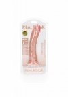 Zakrzywiony penis dildo na przyssawce  17,8 cm