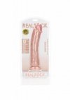 Zakrzywiony penis dildo na przyssawce  25,5 cm