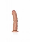 Zakrzywiony penis dildo na przyssawce bez jąder 25,5 cm