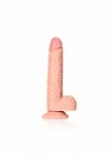 Naturalny penis na mocnej przyssawce dildo  20,5 cm
