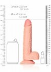 Naturalny penis na mocnej przyssawce dildo  20,5 cm