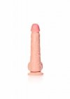 L Realistyczne dildo  z jądrami na przyssawce 23 cm