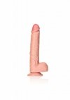 XXL Realistyczne dildo  z jądrami na przyssawce  30,5 cm
