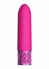 Elegancki mini wibrator silikonowy pocisk różowy
