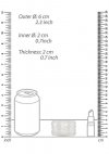 N0. 93 - Reversible masturbator and bumper - transparent