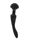 Stylowy wibrator wand masażer łechtaczki czarny Shiatsu