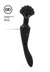 Stylowy wibrator wand masażer łechtaczki czarny Shiatsu
