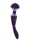 Stylowy wibrator wand masażer łechtaczki fiolet Shiatsu