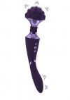 Stylowy wibrator wand masażer łechtaczki fiolet Shiatsu