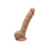 Czarne dildo z bardzo dobrego silikonu silexpan 17,8 cm