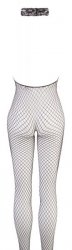 Seksowny siateczkowy bodystocking kombinezon ze stójką S/M