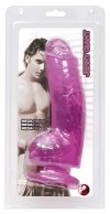 Grube dildo żelowe na przyssawce 22 x 4.7 cm