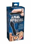 Strap-on nakładka na penisa dildo analne z pierścieniem na jądra 15 cm