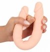 Realistyczne dildo cieliste podwójne giętkie 30 cm