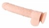 Duże realistyczne dildo penis z jądrami przyssawka 28.5 cm