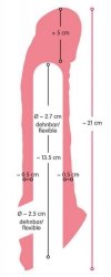 Realistyczna nakładka na penisa przedłużka pochwa oszaleje + 5 cm