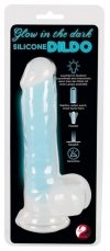 Dildo żelowe świecące w ciemności 20 cm