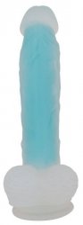 Dildo żelowe świecące w ciemności 20 cm