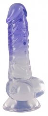 Dildo realne żelowe z jądrami 19,5 cm