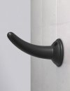 Strapon z zakrzywionym dildo na przyssawce dla początkujących 12 cm