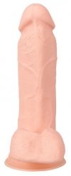 Realistyczne wibrujące dildo na przyssawce z pilotem 28,8 cm