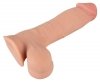 REALISTYCZNE DILDO Z RUCHOMĄ SKÓRĄ 20 CM