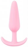 Stożkowy korek analny plug z uchwytem Cuties Plugs różowy