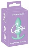 Korek analny z kulkami plug z uchwytem Cuties Plugs zielony