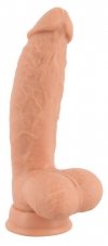 Żylaste realistyczne dildo na przyssawce intensywny orgazm 21 cm