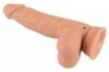 Żylaste realistyczne dildo na przyssawce intensywny orgazm 21 cm