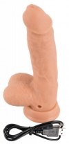 Żylaste realistyczne dildo na przyssawce intensywny orgazm 21 cm