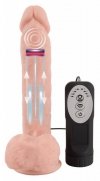 Naturalny wibrator posuwisty na przyssawce 21 cm