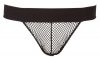 Jockstrapy męskie z siateczki prześwitujące czarne Men´s Jock M