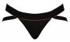 Męskie majtki jockstrapy odkryte pośladki Men's jock czarne XL